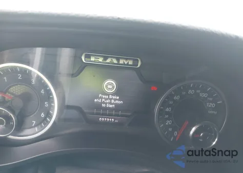 2021 Ram 1500 Big Horn 4X4 5'7 Box from USA, damaged, VIN 1C6SRFFT2MN678090